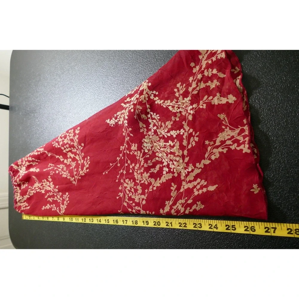 VTG Helium Y2K Fairy Grunge Whimsigoth Midi Skirt Size XS Floral Asian Inspired